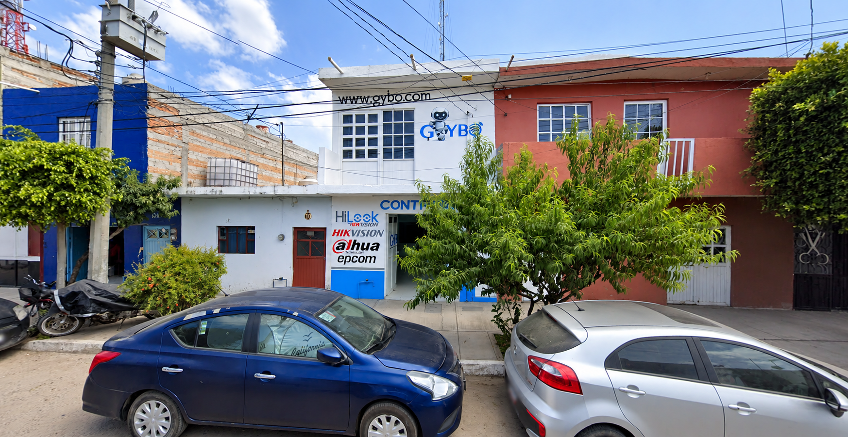 Fachada del local GYBO Soluciones Tecnológicas en Pedro Escobedo