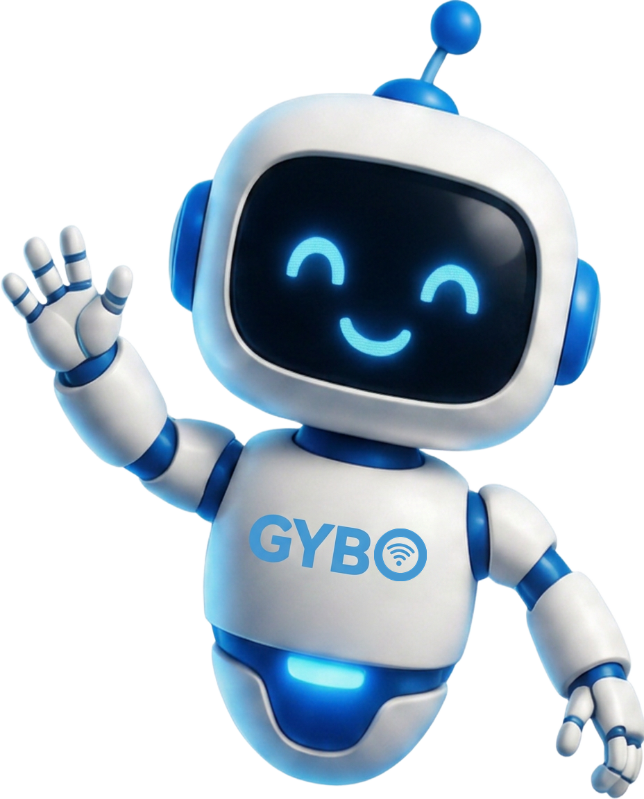 Robot GYBO conectado a la nube y a los servicios de la empresa